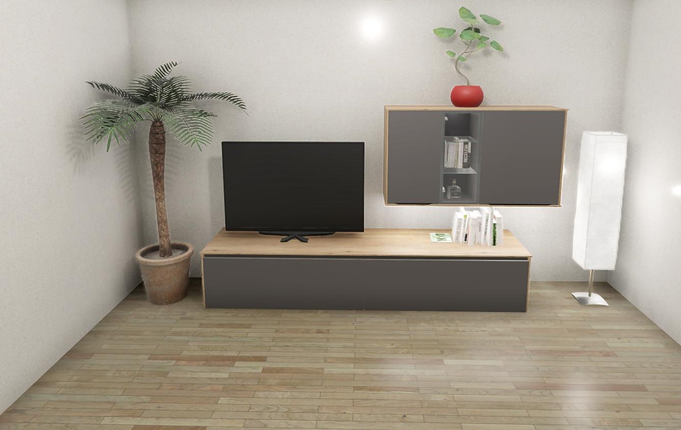 Wohnraum-Planung – 3D-Visualisierung 1